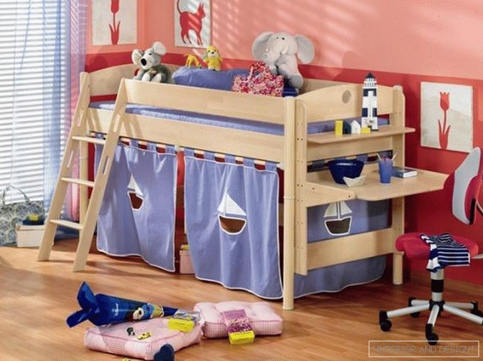 Diseño de un apartamento de una habitación para una familia con un niño. 2