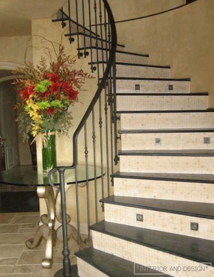 Escaleras de estilo provenzal