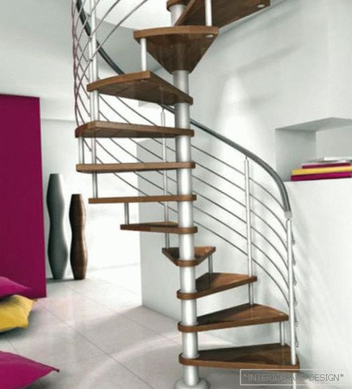 Diseño de escaleras al segundo piso: foto.