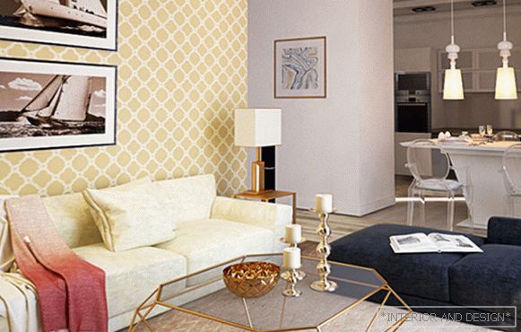 Mobiliario de sala de estar (estilo ecléctico) - 5