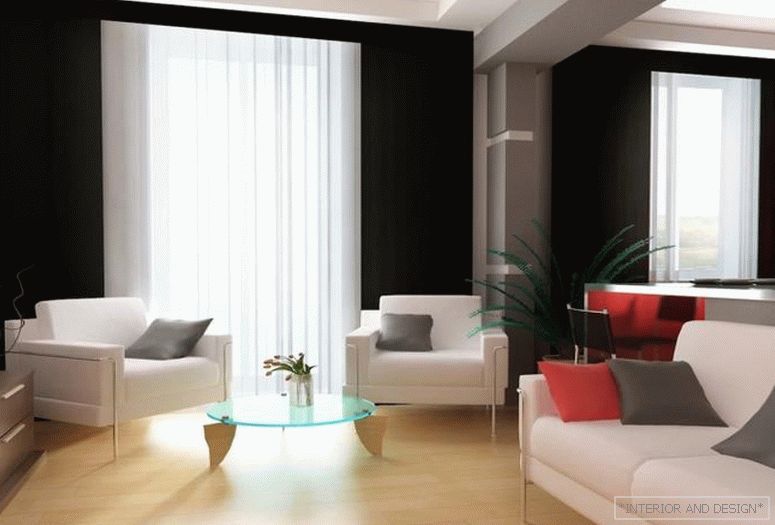 Cortinas para sala de estar en estilo moderno 7