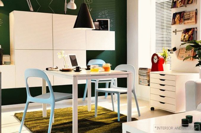 Ejemplos de decoración de una habitación con muebles de Ikea 1
